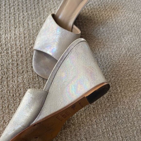 Maryam Nassir Zadeh - opalescent suede mule - Picture 3 of 6